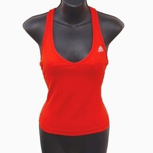 Adidas Bright Coral Racer Back Compression Tank- Sz. Sm